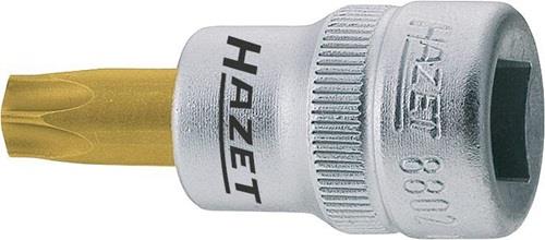 HAZET Steckschlüsseleinsatz 8802-T15 3/8 Zoll 6-kant SW T30 L.43,5mm