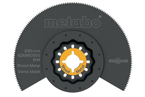 METABO Segmentsägeblatt Starlock D.85mm BiM Zahnteilung 1,3mm/20TPI