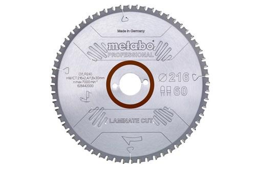 METABO Kreissägeblatt laminate cut professional FZ/TZ Zahnstellung 0Grad