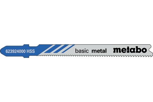 METABO Stichsägeblätter basic metal HSS gefräst gewellt m.Eintauchspitze 5 Stück