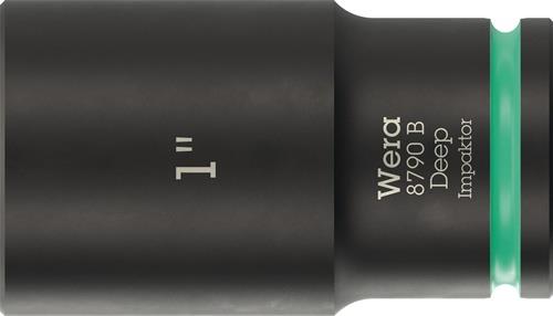 WERA Steckschlüsseleinsatz 8790 B Impaktor Deep 3/8 ″