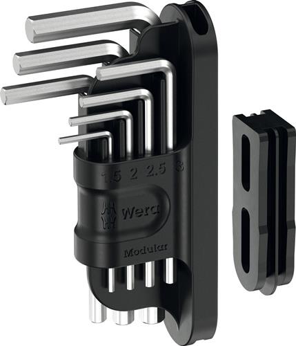 WERA Winkelschlüsselsatz Tool-Check Modular Hex-Plus 1 8-teilig Hex-Plus