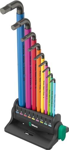 WERA Winkelschraubendrehersatz 950/9 Hex-Plus Multicolour 3 10-tlg.metrisch