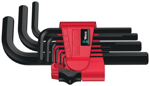 WERA Winkelschraubendrehersatz 950/9 Hex-Plus 7 9-teilig metrisch Innensechskant / Hex-Plus CV-Molybdän