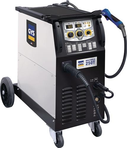 GYS MIG/MAG-Schweißanlage MULTIWELD 250T mit Zubehör 40-250 A gasgekühlt