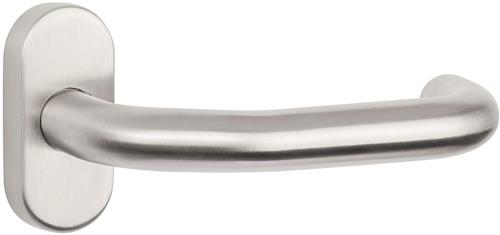 TECWERK Profiltürdrückerlochteil Edelstahl 60 U-Form 8 mm
