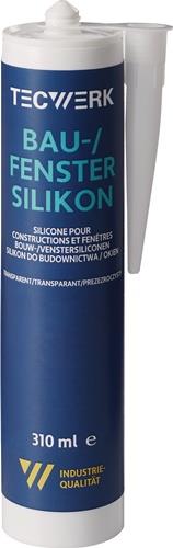 TECWERK Bau-/Fenstersilikon 310 ml Kartusche