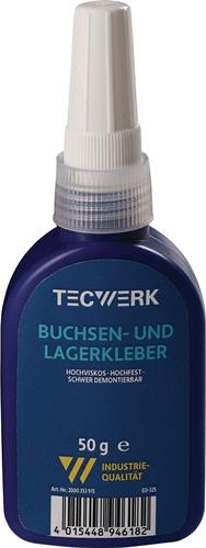TECWERK Buchsen-/Lagerkleber hochfest hochviskos grün 50 g Flasche