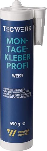 TECWERK Montagekleber Profi weiß 450 g Kartusche