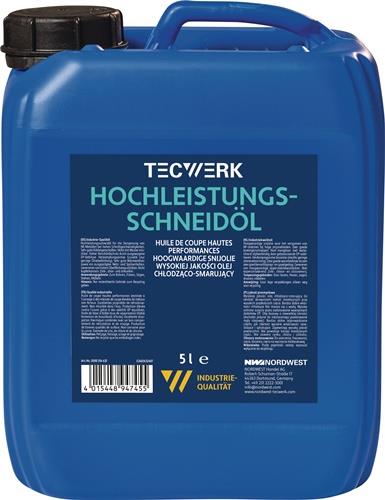 TECWERK Hochleistungsschneidöl 5 l Kanister