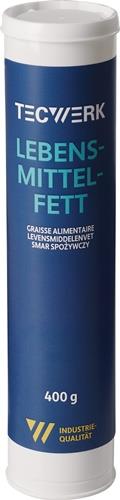 TECWERK Lebensmittelfett NSF-H1 naturfarben, hell 400 g Kartusche