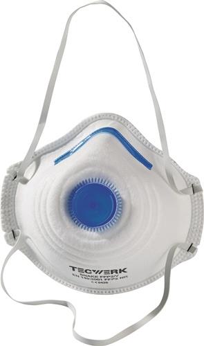 TECWERK Atemschutzmaske Snake FFP2 / V / NR mit Ausatemventil