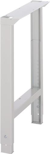 TECWERK Werkbankfuß BK 650 verstellbar H750-1100xB70/120mm lichtgrau, RAL 7035