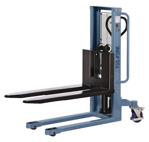 TECWERK Hochhubstapler Tragfähigkeit 1000 kg Gabellänge 1150 mm handhydraulisch