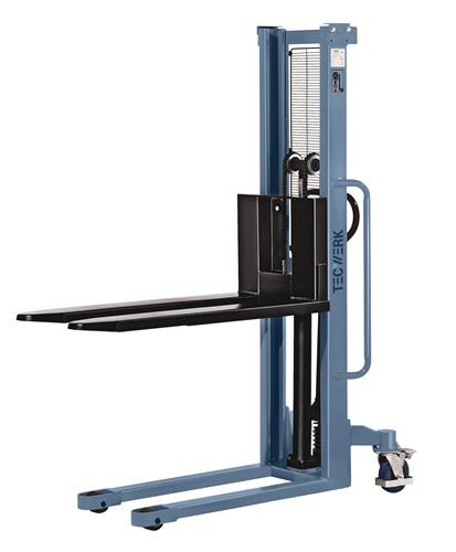 TECWERK Hochhubstapler Tragfähigkeit 1000 kg Gabellänge 1150 mm handhydraulisch