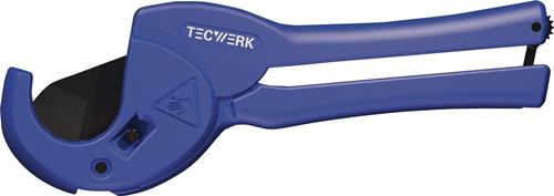 TECWERK Kunststoffrohrschere PP/PE/PB/PVDF/MLP/MSR/VPE/CPVC/PVC