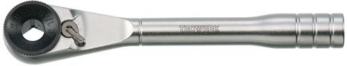 TECWERK Bit-/Hebelumschaltknarre 1/4 ″ direkte Bitaufnahme Länge 95 mm 72 Zähne