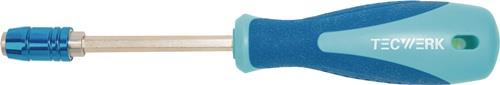 TECWERK Bithandhalter 1/4 ″ mit Schnellwechselfutter Klingenlänge 100 mm 2-Komponentengriff