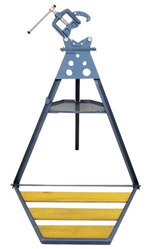 TECWERK Arbeitsgerät Spannweite 60 mm Rohr-Ø 2 ″ Anzahl Biegelöcher 5