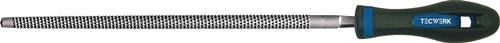 TECWERK Holzraspel DIN 7263 E Länge 200 mm Querschnitt 8 mm Hieb 2 rund 2K-Ergo