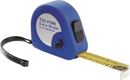 TECWERK Taschenrollbandmaß EG II Kunststoff Automatic
