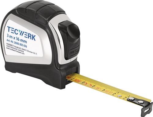 TECWERK Taschenrollbandmaß EG II 2K Automatic