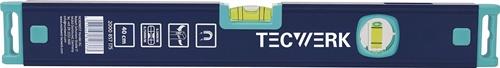 TECWERK Wasserwaage Aluminium silber mit Magnet ± 0,5 mm/m