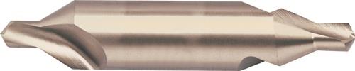 TECWERK Zentrierbohrer DIN 333 Form A HSS TiN rechtsschneidend