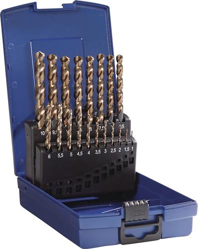 TECWERK Spiralbohrersatz DIN 338 Typ VA HSS-Co5 dampfangelassen