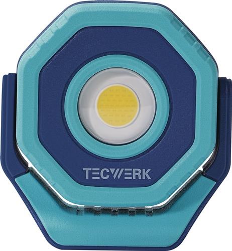 TECWERK LED-Akkuhandleuchte 3,7 V 2600 mAh Li-Ion 7 W 100 - 800 lm Ladezeit 4 h