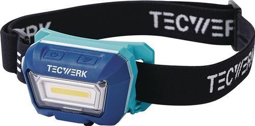 TECWERK LED-Kopfleuchte 3,8 V 1600 mAh 1 x Li-Ion Polymer 3 W Blisterverpackung
