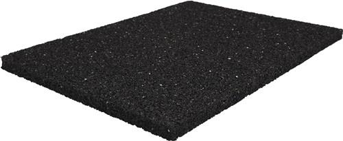 Bautenschutzmatte schwarz Granulatgummi ohne Gewebeeinlage