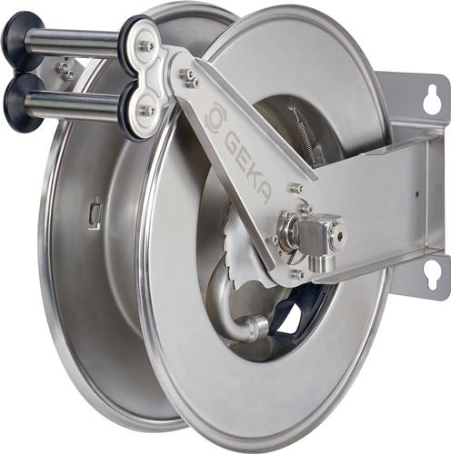 GEKA Schlauchaufroller EA15 Anschlussgewinde 26,44 mm G 3/4 AG ″ Edelstahl