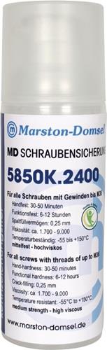 MARSTON Schraubensicherung MD-5850K.2400 50 g mittelfest hochviskos blau NSF S6