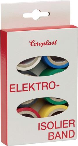 COROPLAST Elektroisolierband-Set 302 6-teilig Länge je 3,3 m Breite 19 mm Ktr.