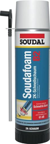 SOUDAL 2K-Türzargenschaum SOUDAFOAM 400 ml B2 grün mit Einweghandschuhen Dose