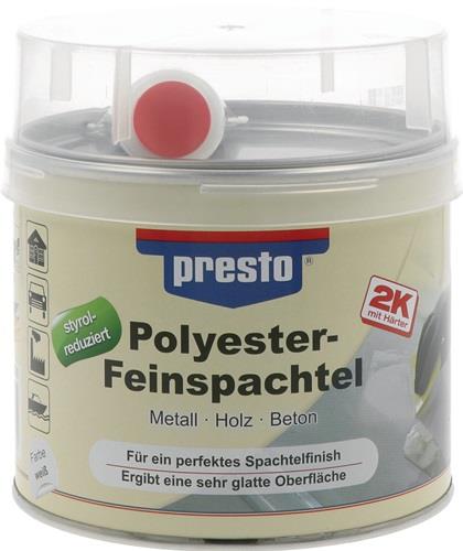 PRESTO 2K-Feinspachtel weiß, Härter rot Dose