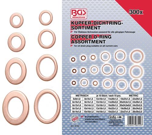 BGS Dichtringsortiment 300-teilig