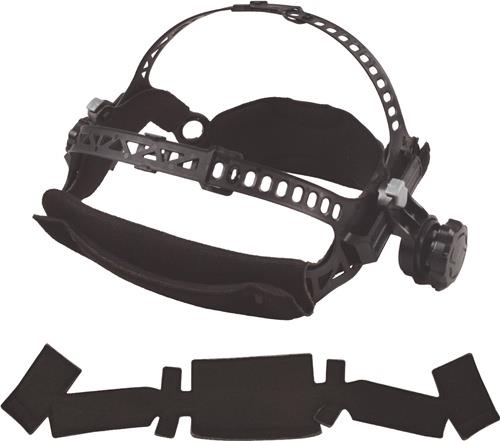 JAS Kopfband Weldmaster Wide² inklusive Stirnschweißband schwarz/grau