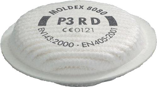 MOLDEX Partikelfilter 808001 EN 143:2021 P3 f. Serie 8000