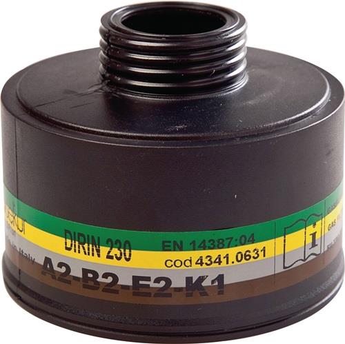 EKASTU Mehrbereichsfilter DIRIN 230 A2B2E2K1 EN 14387 passend für 4000370800, 4000370829