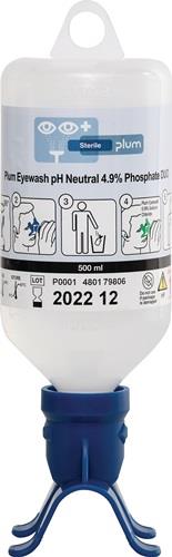 PLUM Augenspülflasche DUO pH Neutral 0,5 l DIN EN15154-4