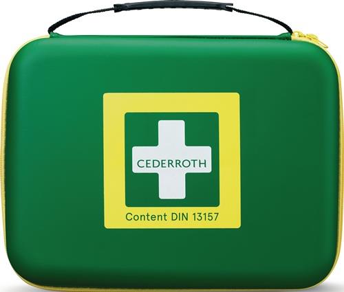 CEDERROTH Erste-Hilfe-Tasche B310xH247xT80ca.mm grün