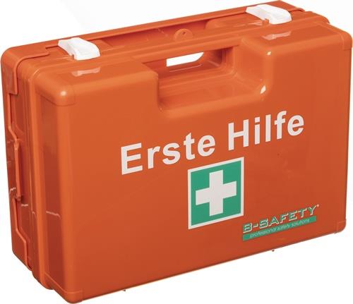 B-SAFETY Erste Hilfe Koffer DIN 13169-2021 B310xH210xT130ca.mm orange