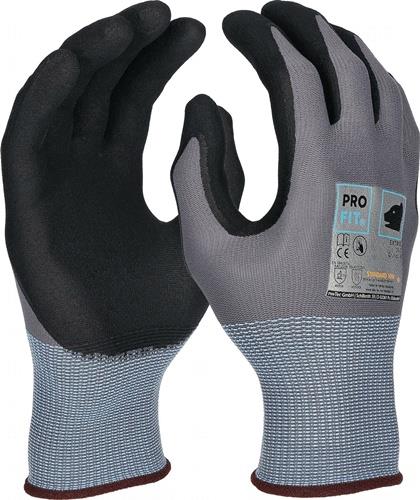 PRO FIT Handschuh EXTRA Gr.9 grau/schwarz EN 388/EN 407 PSA II
