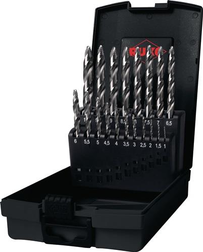 RUKO Spiralbohrersatz DIN 338 ULTIMATECUT FS HSS blank/brüniert