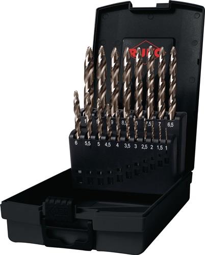 RUKO Spiralbohrersatz DIN 338 ULTIMATECUT FS HSS-Co5 Gold