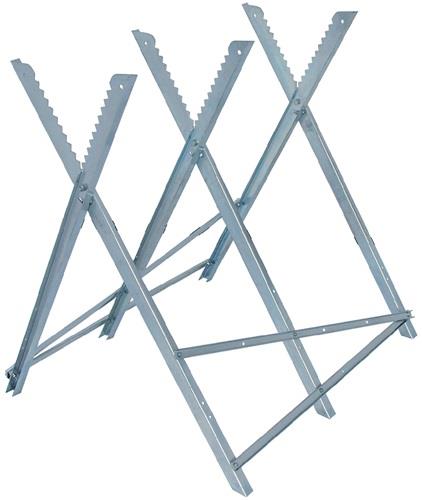 BRENNENSTUHL Sägebock MB 150S Breite 81 x Höhe 790 x Tiefe 850 mm max. 150 kg galvanisch verzinkt