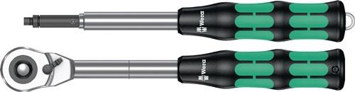 WERA Hebelumschaltknarre 8006 Zyklop Hybrid Set 1/2 ″ 72 Zähne Umschalthebel