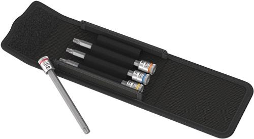 WERA Steckschlüsselsatz 8767 A TORX® HF 1 4-teilig 1/4 ″ T25 - T40